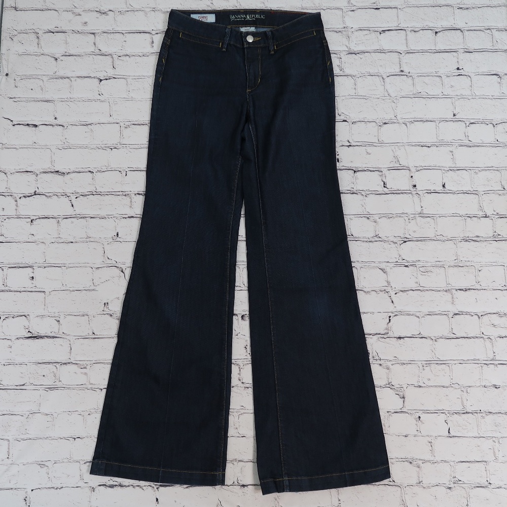 Banana Republic Classic Wide Leg Denim jeans Size 04
